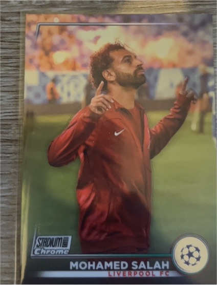 2022-23 Topps Stadium Club Chrome UEFA #11 Mohamed Salah — front