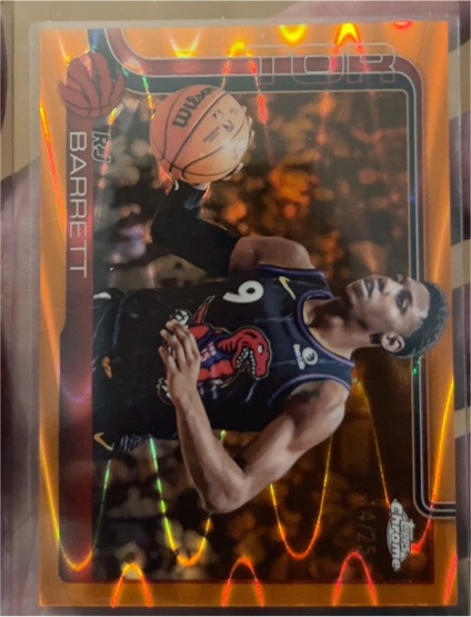 2025-26 Topps Chrome #225 RJ Barrett — front