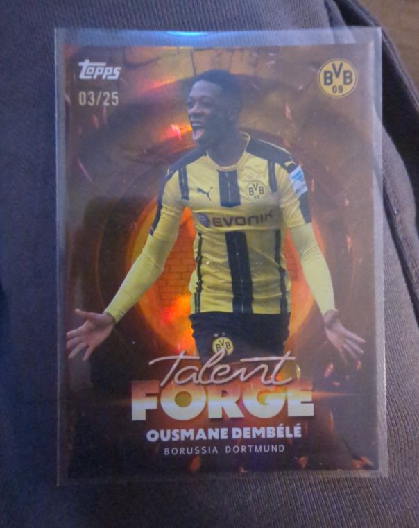 2024 Topps Talent Forge Ousmane Dembélé Borussia Dortmund #Talent Forge — front