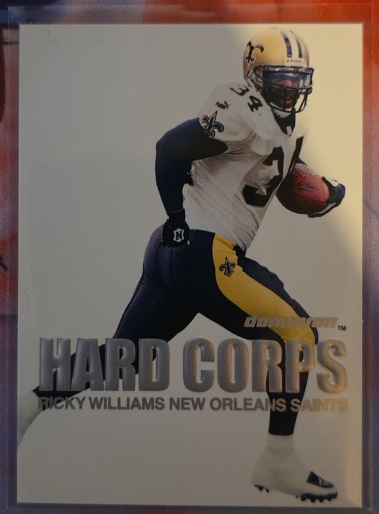 2000 SkyBox Dominion #6 HC Ricky Williams Hard Corps — front