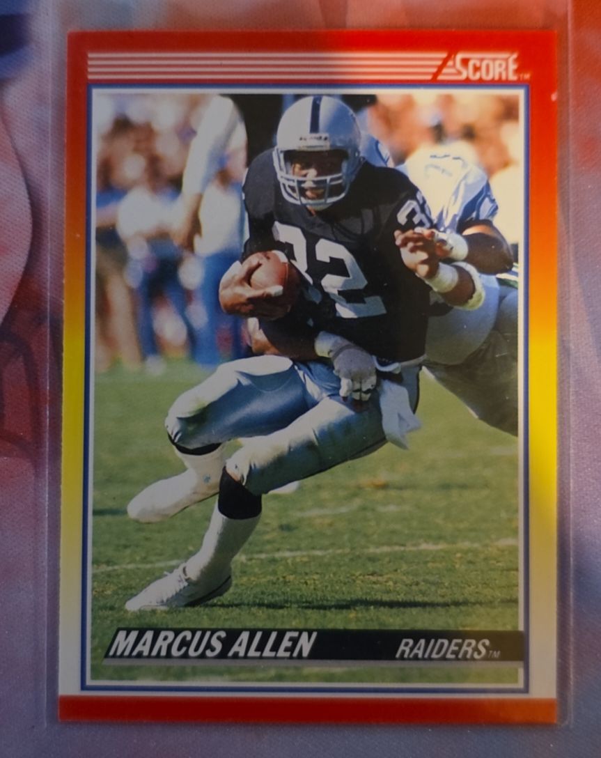 1990 Score #230 Marcus Allen — front