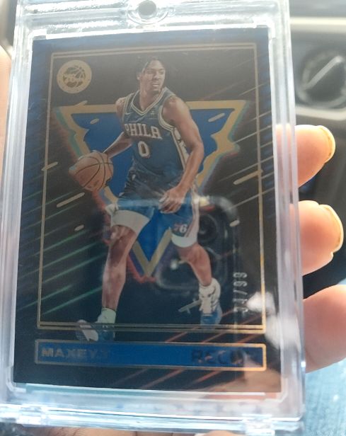 2020-21 Panini Chronicles #116 Tyrese Maxey Rookie — front