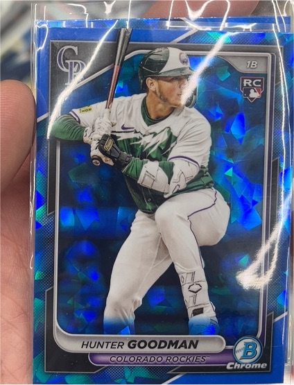 2024 Bowman Chrome #25 Hunter Goodman — front