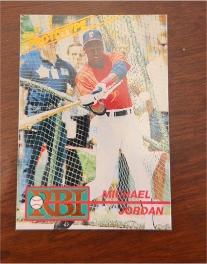 1991 RBI Magazine #1P Michael Jordan Prototype — front