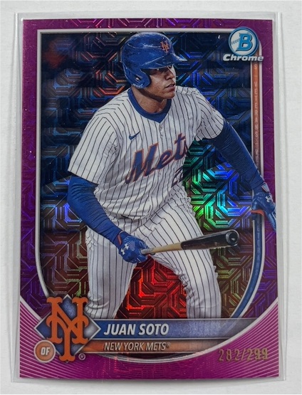 2025 Bowman Chrome #22 Juan Soto — front