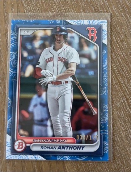 2024 Bowman Chrome Prospects #BCP-22 Roman Anthony — front