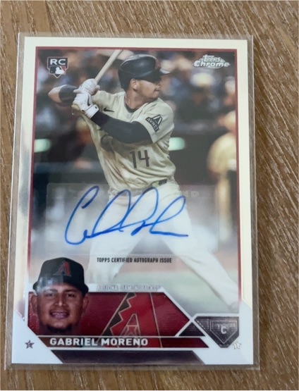2023 Topps Chrome Update #AC-GM Gabriel Moreno — front