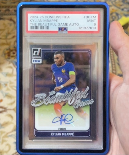 2024-25 Donruss FIFA #BGKM Kylian Mbappé The Beautiful Game Auto — front