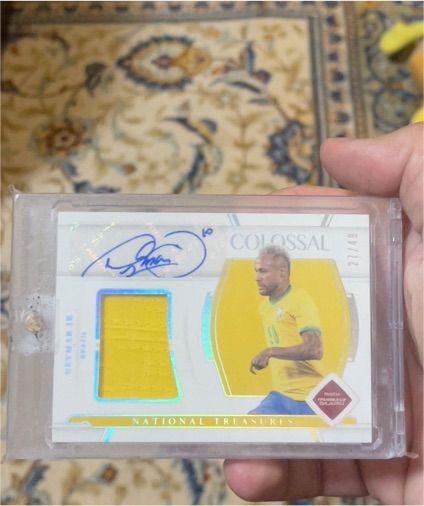 2022 Panini National Treasures #21 Neymar — front