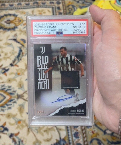 2023-24 Topps Juventus TS #ZZ Zinedine Zidane — front