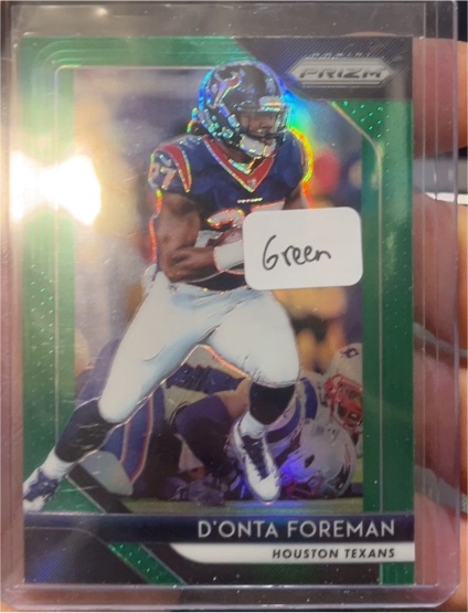 2017 Panini Prizm #192 D'Onta Foreman — front