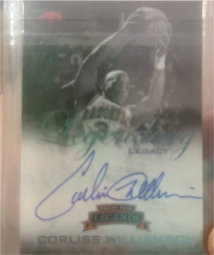 2008 Press Pass Legendary Legacy Corliss Williamson — front