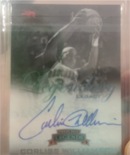 2008 Press Pass Legends Legendary Legacy #LL-CW Corliss Williamson — front