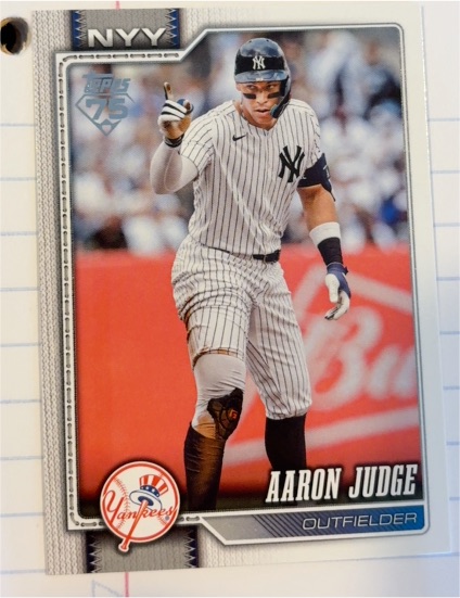 2026 Topps Series 1 #1 Aaron Judge — front