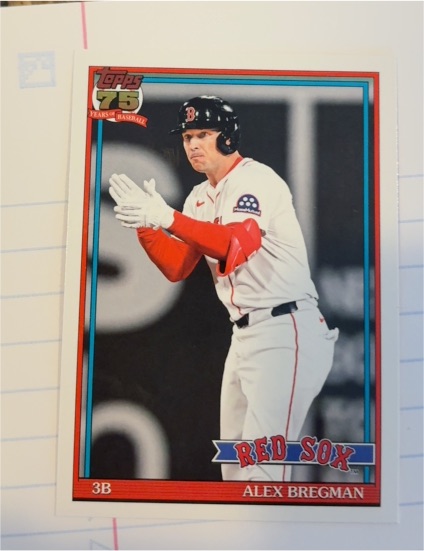 2026 Topps Series 1 1991 Throwback # Alex Bregman — front