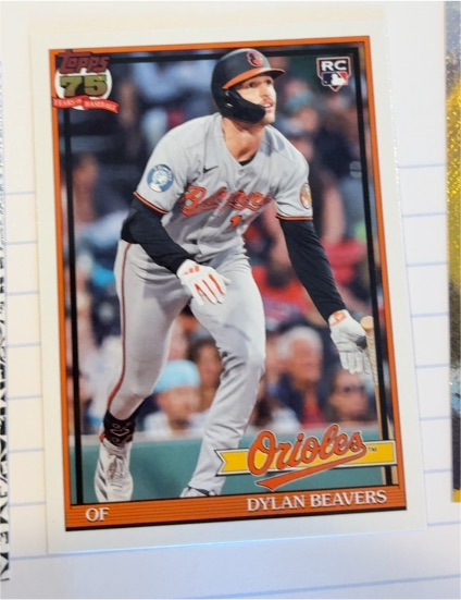 2026 Topps Series 1 1991 Topps #T91-24 Dylan Beavers — front