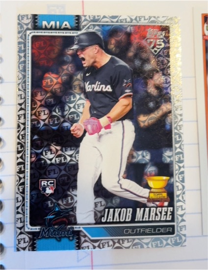2026 Topps Series 1 #37 Jakob Marsee — front