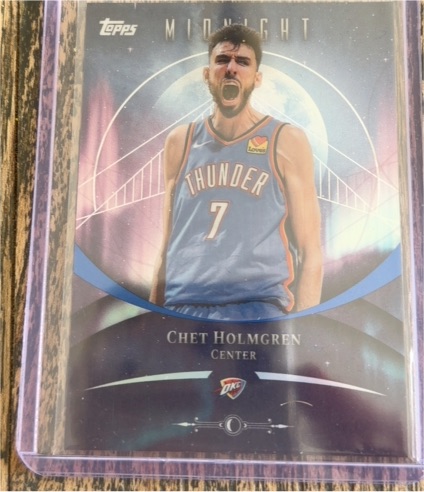 2025-26 Topps Midnight #55 Chet Holmgren — front