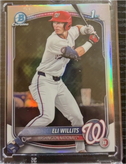 2025 Bowman Draft Chrome #BDC-1 Eli Willits — front