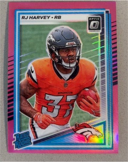 2025 Donruss Optic #208 RJ Harvey — front