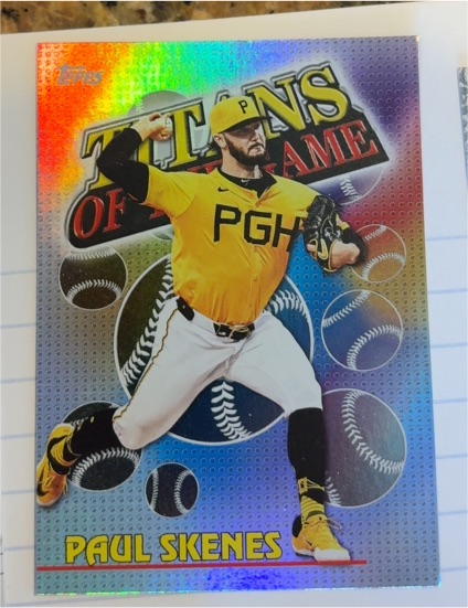 2026 Topps Series 1 #TOG-14 Paul Skenes Titans of the Game — front