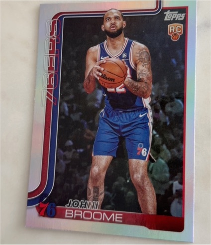 2025-26 Topps #235 Johni Broome — front