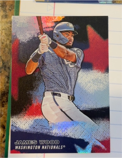 2021 Topps Inception James Wood Washington Nationals — front