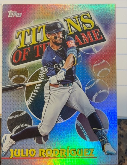 2026 Topps Titans of the Game #TOG-20 Julio Rodriguez — front