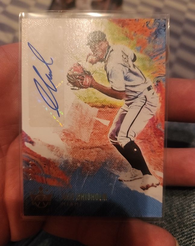 2021 Panini Diamond Kings DK Signatures #DKS-JC Jazz Chisholm AU RC — front