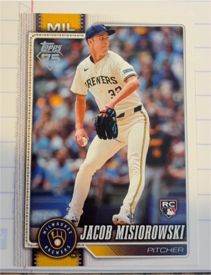 2026 Topps Series 1 #10 Jacob Misiorowski — front
