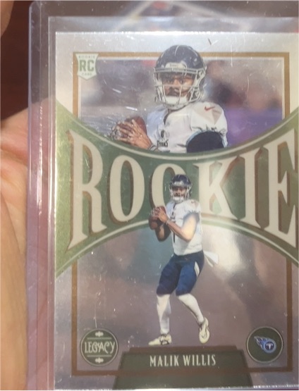 2022 Panini Chronicles Legacy Update #202 Malik Willis — front