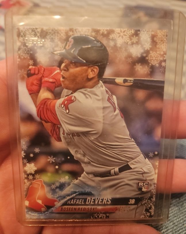 2018 Topps Holiday #HMW67 Rafael Devers — front