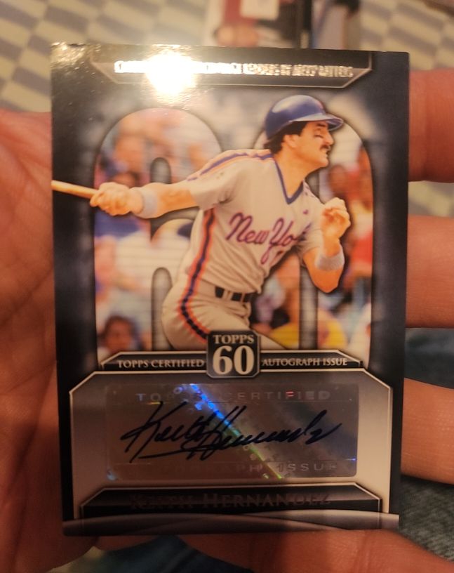 2011 Topps Topps 60 Autographs #T60A-KH Keith Hernandez — front