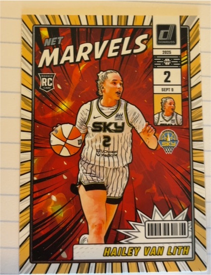 2025 Donruss WNBA #24 Hailey Van Lith Net Marvels — front