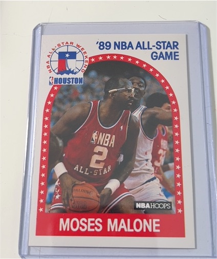 1989 NBA Hoops #84 Moses Malone — front