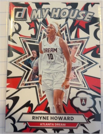 2025 Panini Donruss WNBA #16 Rhyne Howard My House Atlanta Dream — front