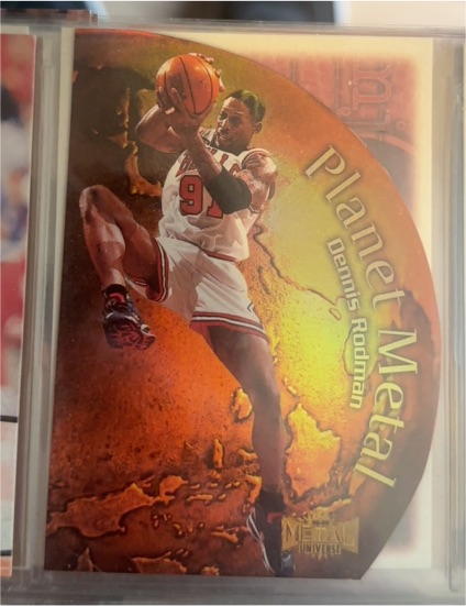 1998-99 Skybox Metal Universe #5 Dennis Rodman — front