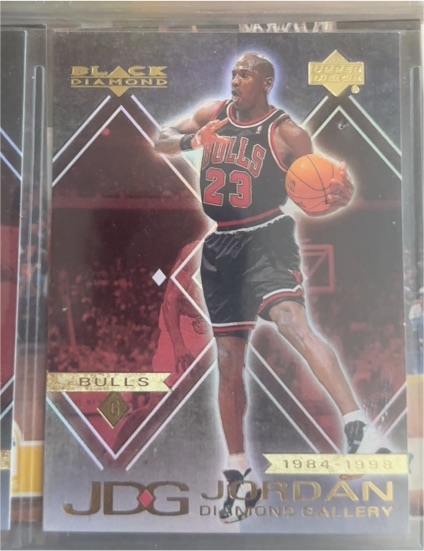 2000 Upper Deck Black Diamond JDG #DG10 Michael Jordan — front
