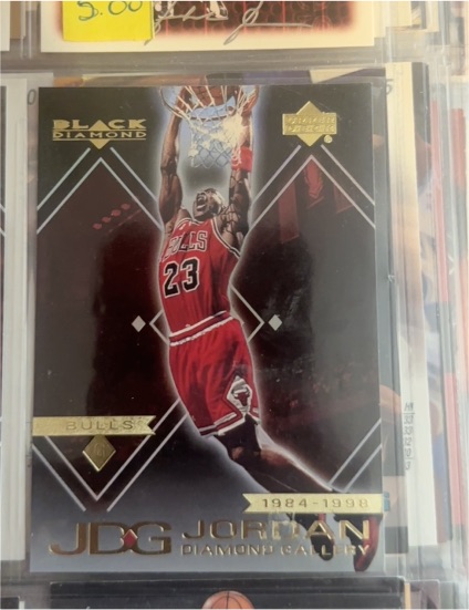 2000 Upper Deck Black Diamond Gallery #DG7 Michael Jordan — front