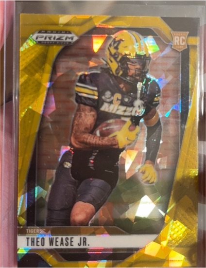 2025 Panini Prizm Draft Picks #72 Theo Wease Jr. — front