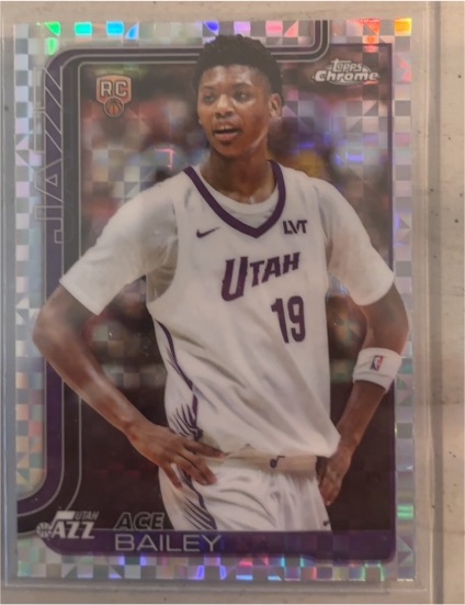 2025-26 Topps Chrome #255 Ace Bailey — front