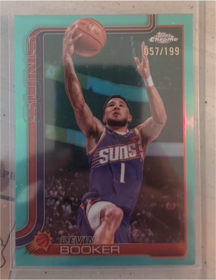 2025-26 Topps Chrome #195 Devin Booker — front