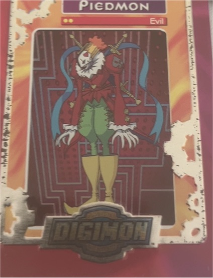 Digimon Piedmon Card — front