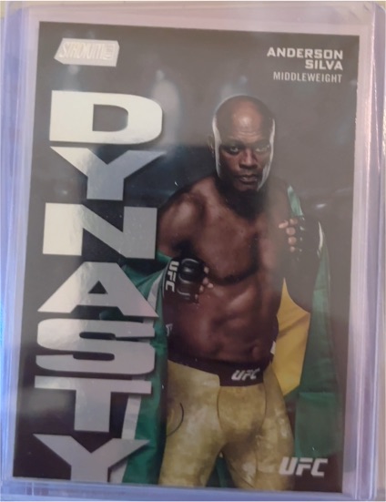 2025 Topps Stadium Club UFC Dynasty and Destiny #DD-15 Anderson Silva — front