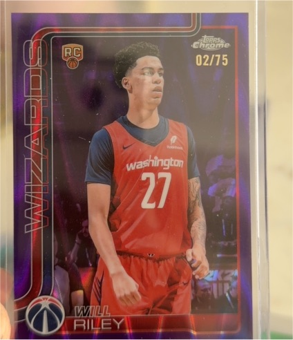 2025-26 Topps Chrome #271 Will Riley — front