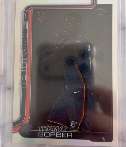 2025-26 Topps Chrome #265 Thomas Sorber — front