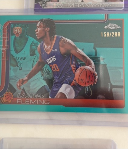 2025-26 Topps Chrome #158 Rasheer Fleming — front