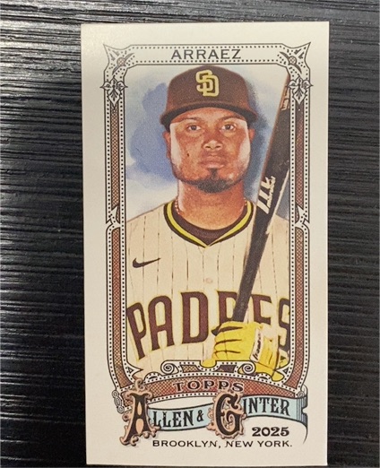 2025 Topps Allen & Ginter #96 Luis Arraez — front