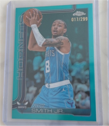 2025-26 Topps Chrome #26 Nick Smith Jr. — front