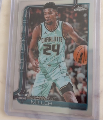 2025-26 Topps Chrome #89 Brandon Miller — front